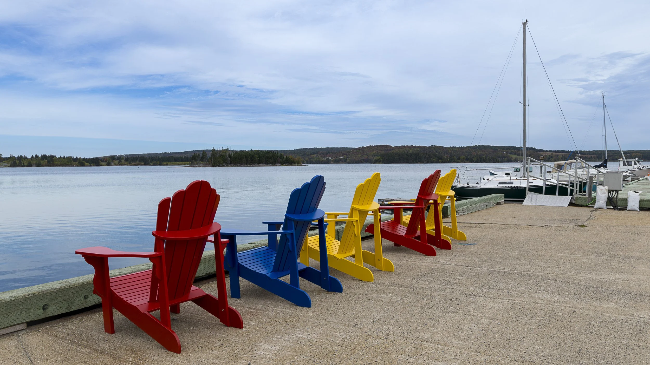 Colourful Deckchairs, Halifax