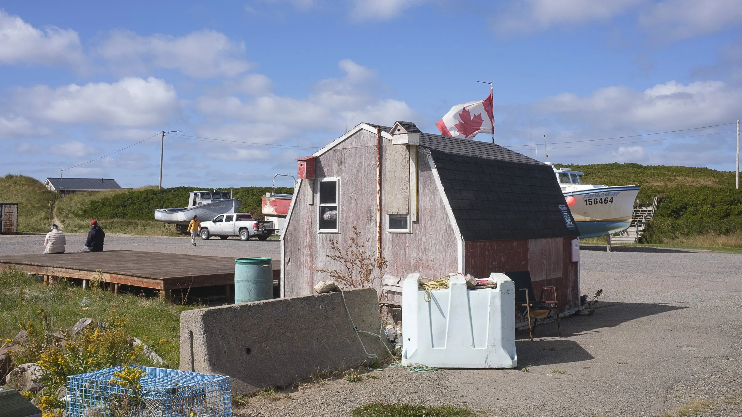 A fishermans howf, Grand Etang, Nova Scotia