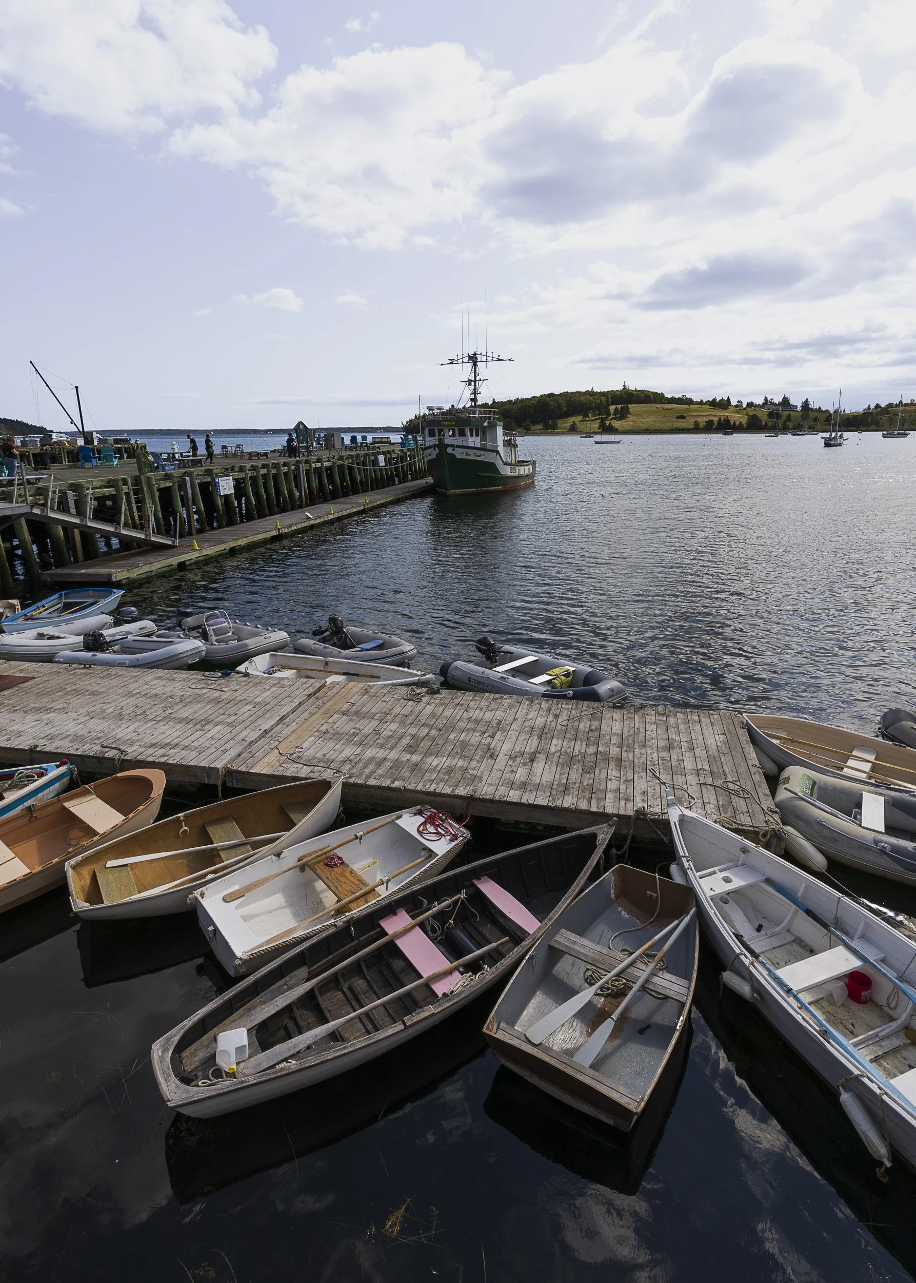 A mess of dinghys, Lunenberg, Nova Scotia