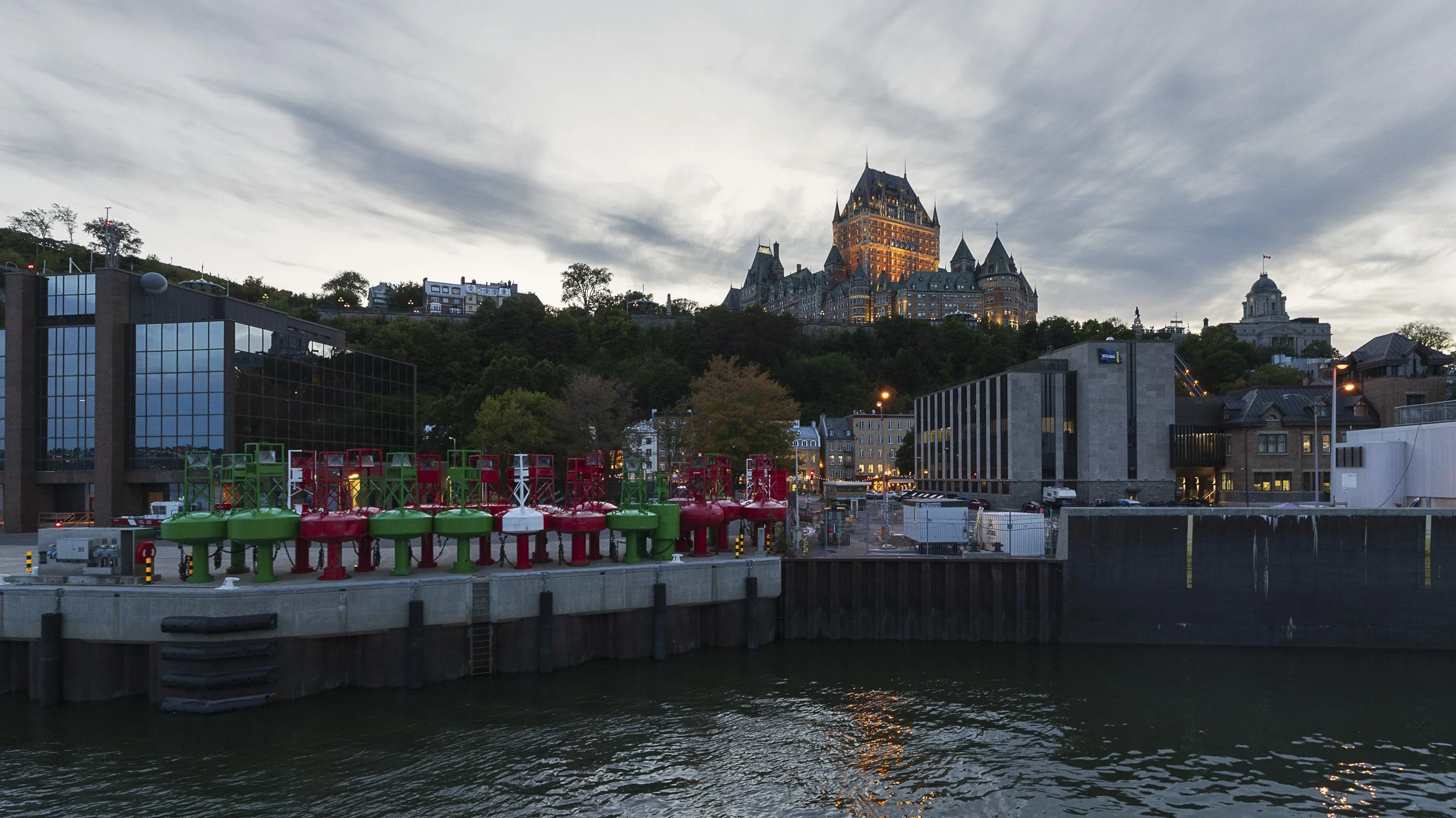Chateau Frontenac, Quebec City  from the Levis Ferry