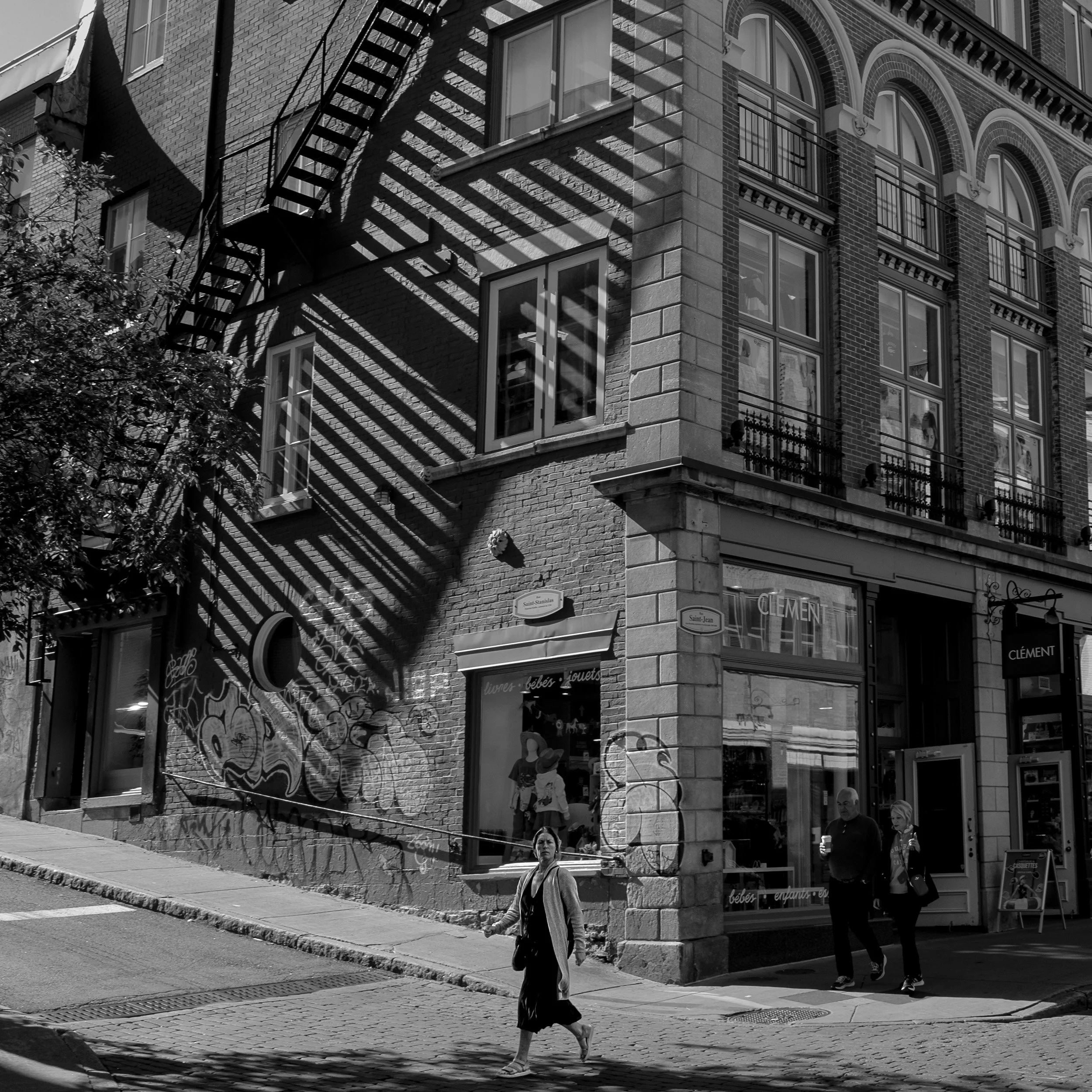 Fire stairs, Quebec City