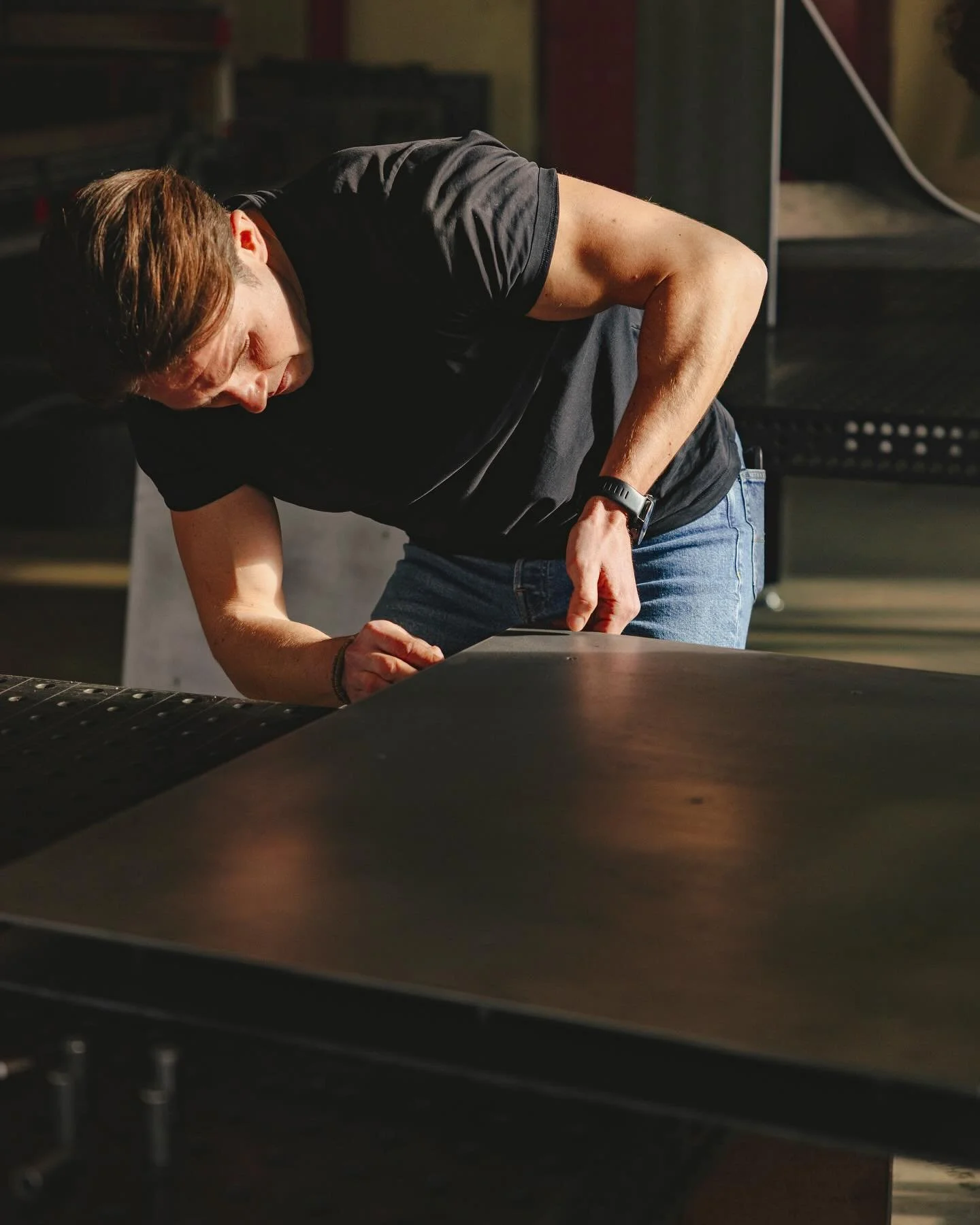 Lunnheim, a family affair ⚒️
Not only are the @lunnheim chairs made in Norway, they&rsquo;re made at Kristian&rsquo;s family forge, tucked deep in the countryside. 
He picked me up in the old car he&rsquo;s had since he first learned to drive - rusty