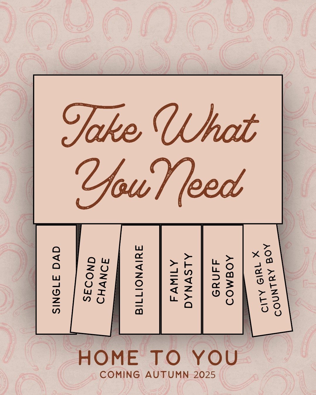 What are you most looking forward to from Home to You? Is it the single dad element? Second chance love story? The family dynasty? The gruff cowboy? Or maybe a city girl trying to fit in in the country? What tab are you pulling?

#cowboyromance
#cowb