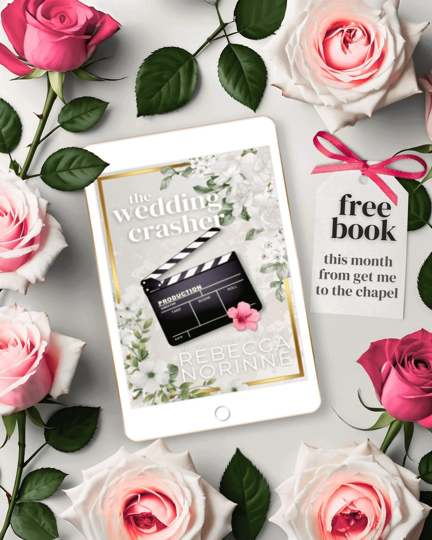 🌴💘 Crashing a wedding never looked this tempting. 🌊🔥

This October, the &quot;Get Me to the Chapel&quot; Book Club brings you an all-new exclusive freebie: The Wedding Crasher by ... yours truly! 

This is a sizzling, sun-soaked romance where a c