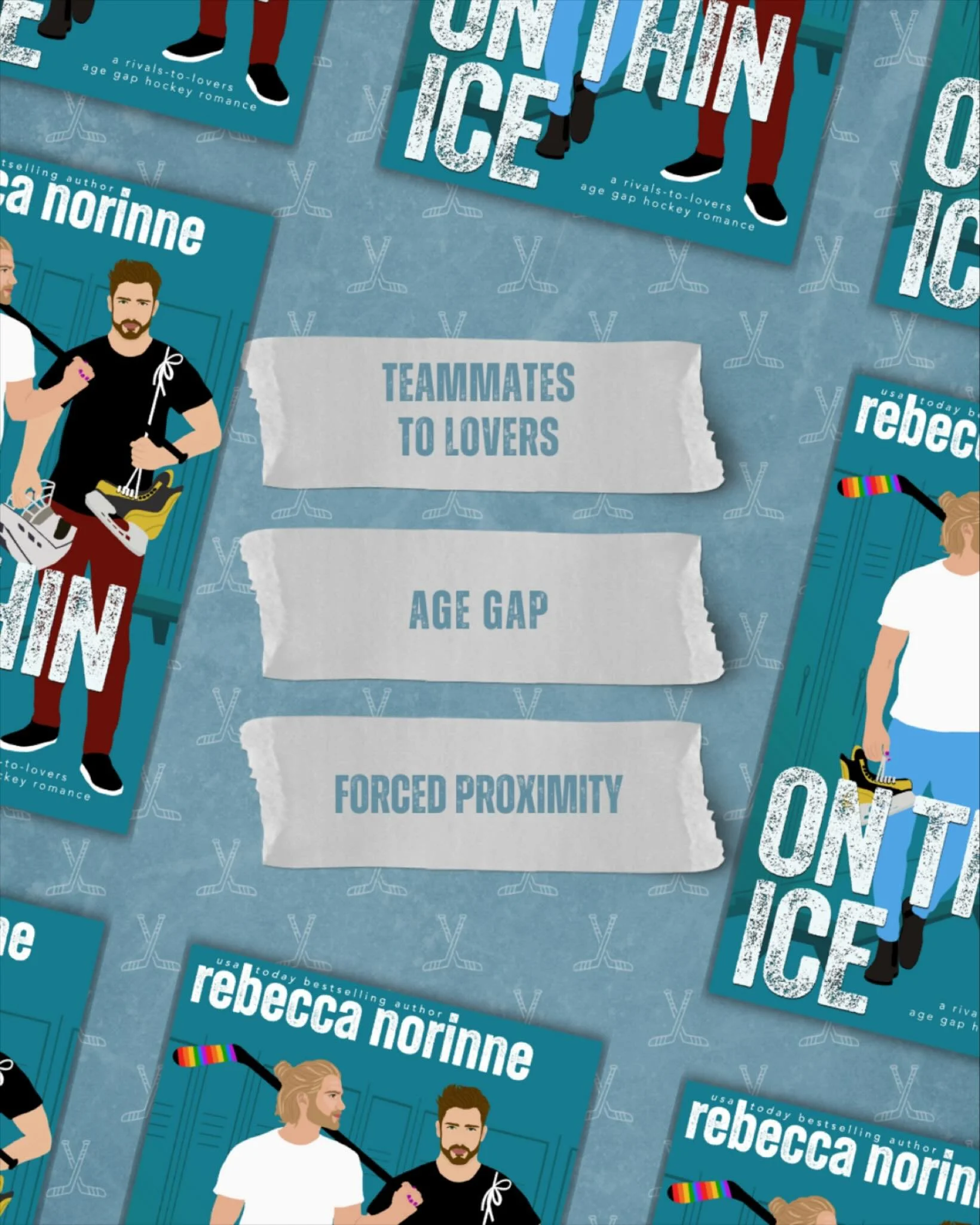 Have you read my teammates to lovers age gap hockey romance?
