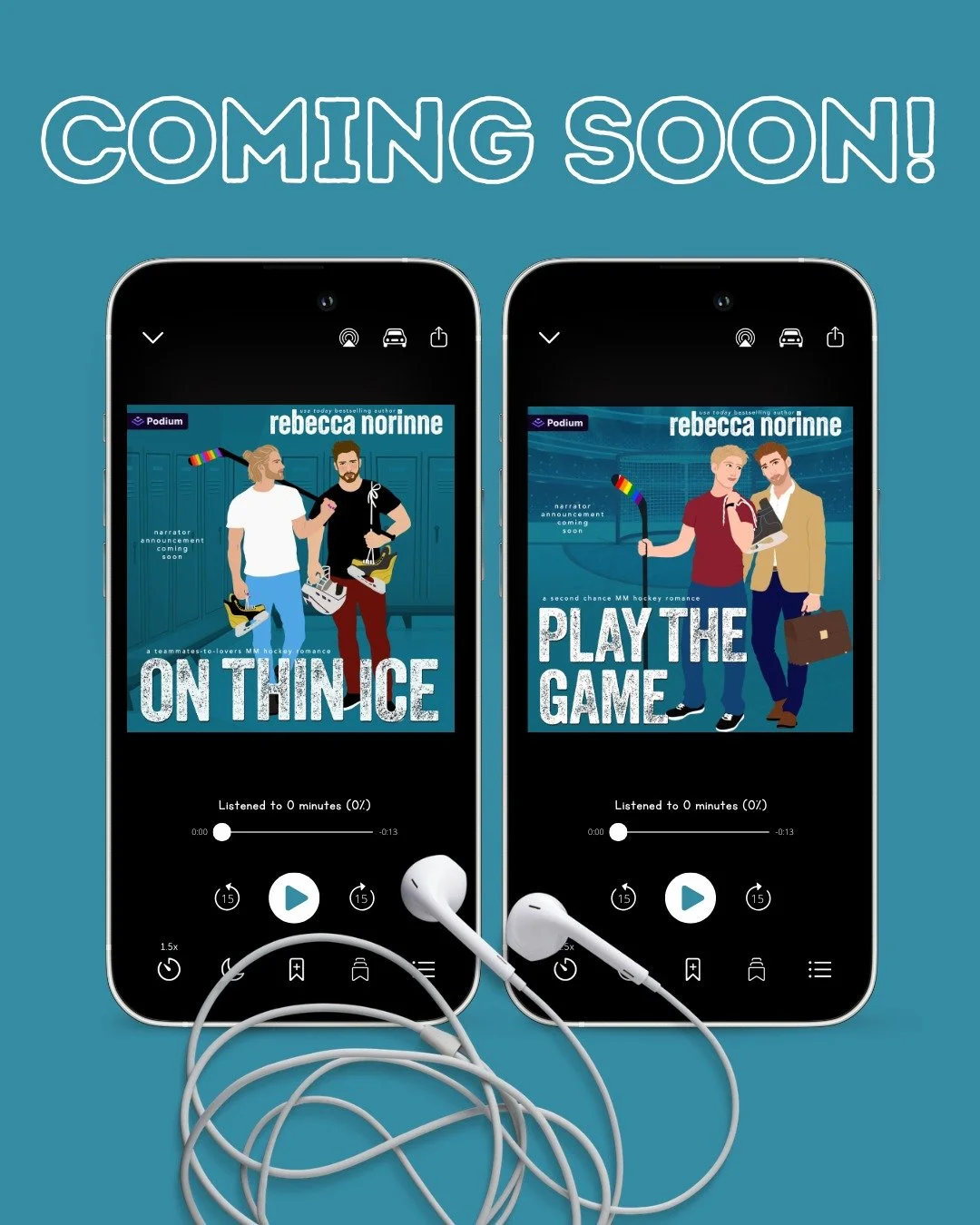 The Maine Marauders series is coming to audiobook! 🎧 When @podiumentertainment contacted me about acquiring the audio rights to the Maine Marauders series, it was a serious no-brainer. I'm so thrilled to partner with them on this project! We are cur