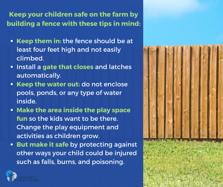 Farm Safety Fencing for Safe Play — Prevent Child Injury