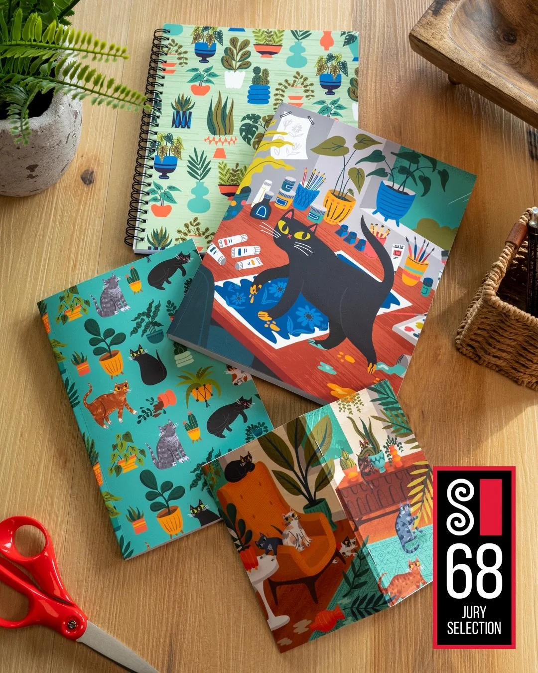 Super excited that my artist notebook series for Denik was accepted into the Society of Illustrators 68th Annual ❤️ Thank you so much to the Surface &amp; Product Design jury!

@soi128 @shopdenik



#surfacedesign #illustratedart #illustrationar