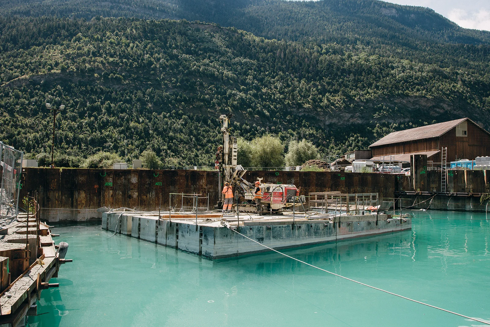 ....Autobahn A9, Vollanschluss Visp West, Grosseya, Visp VS..Autostrada A9, raccordo completo Visp Ovest, Grosseya, Visp VS....