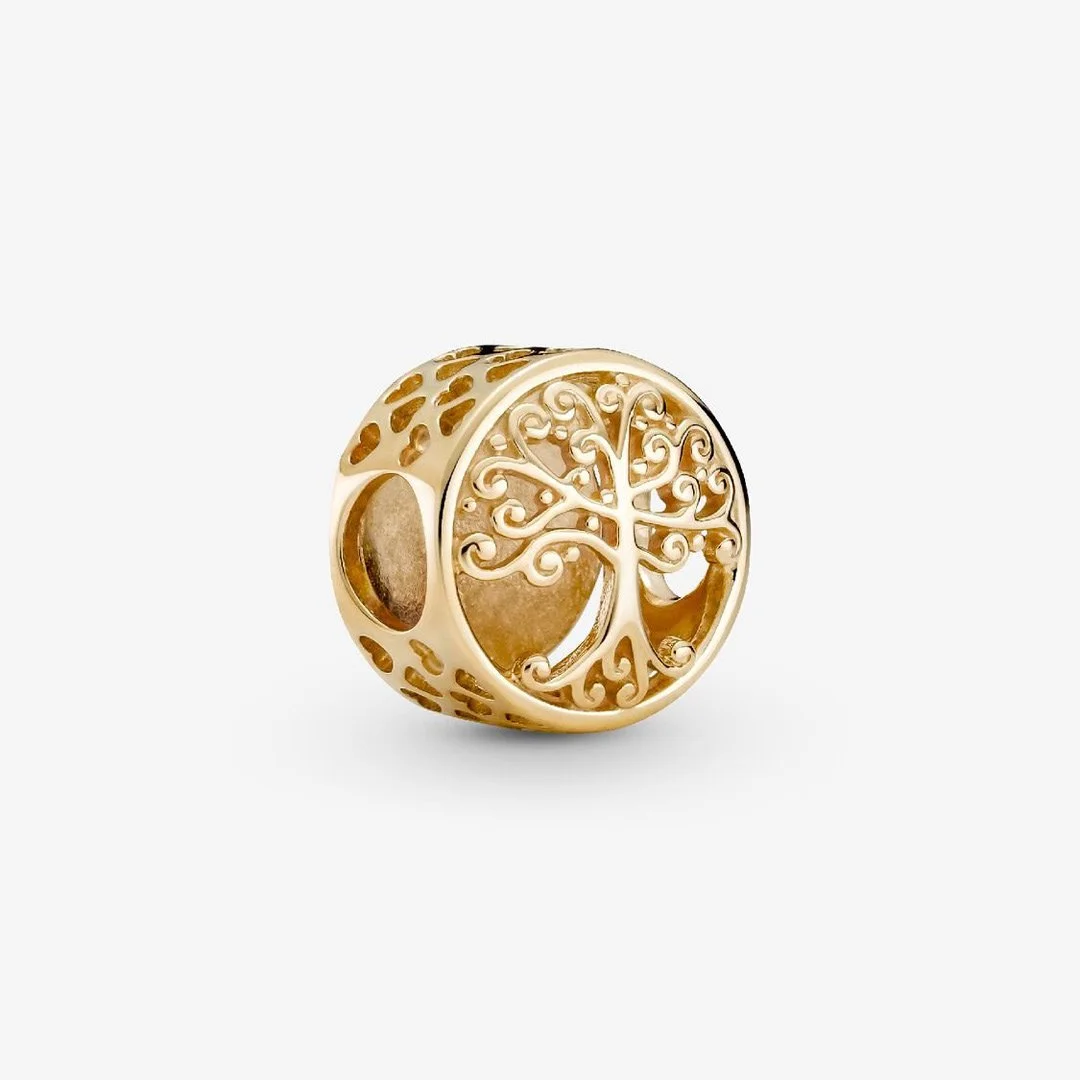 Pandora | Openwork Family Roots Charm, 14k Gold