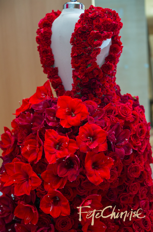 The Red Room II: Beautiful Floral Dress by Fuscia Designs. Photo by Krista Fox Photography.