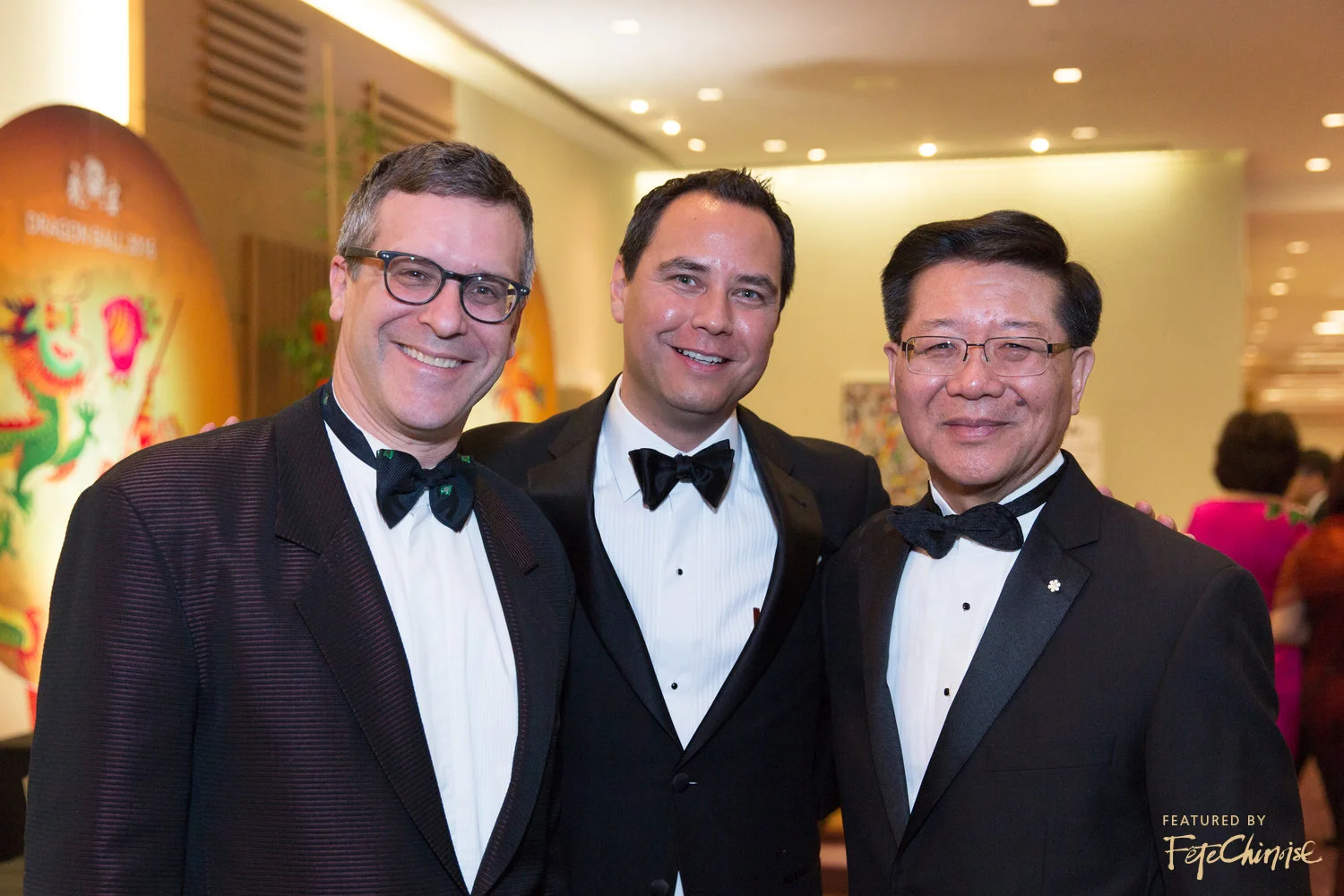 Dr. Joseph Wong with VIP guests