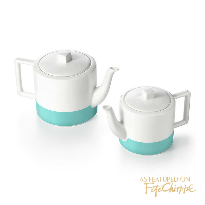 Tiffany &amp; Co, Color Block Teapot, $285
