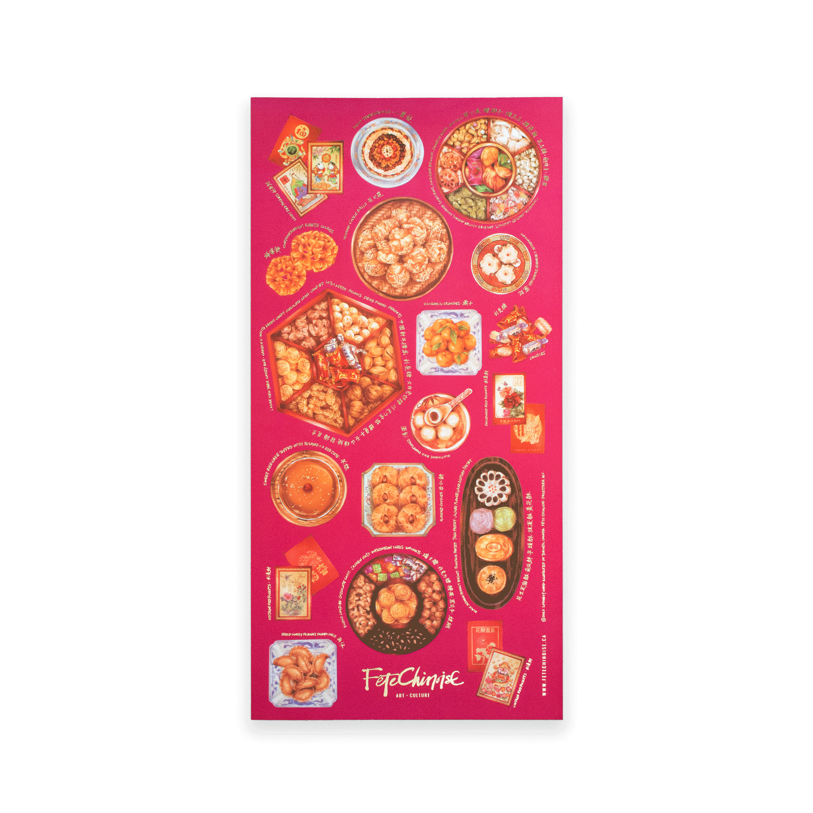 Fête Chinoise “Auspicious Treats” Luxury Stickers
