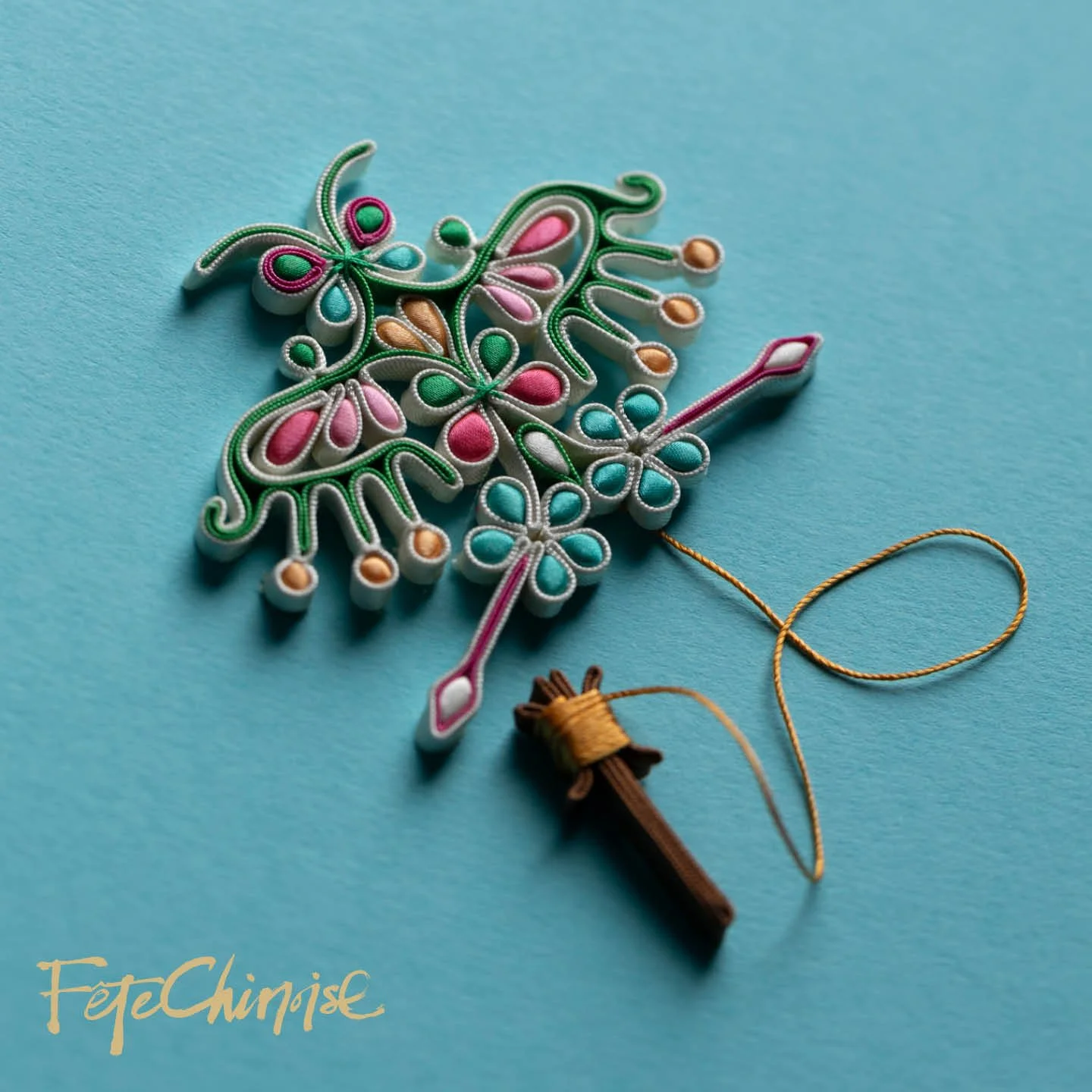 Fastening Elegance: Royce Chau weaves creative flair into the traditional craft of floral button-making 綻放於衣裳上