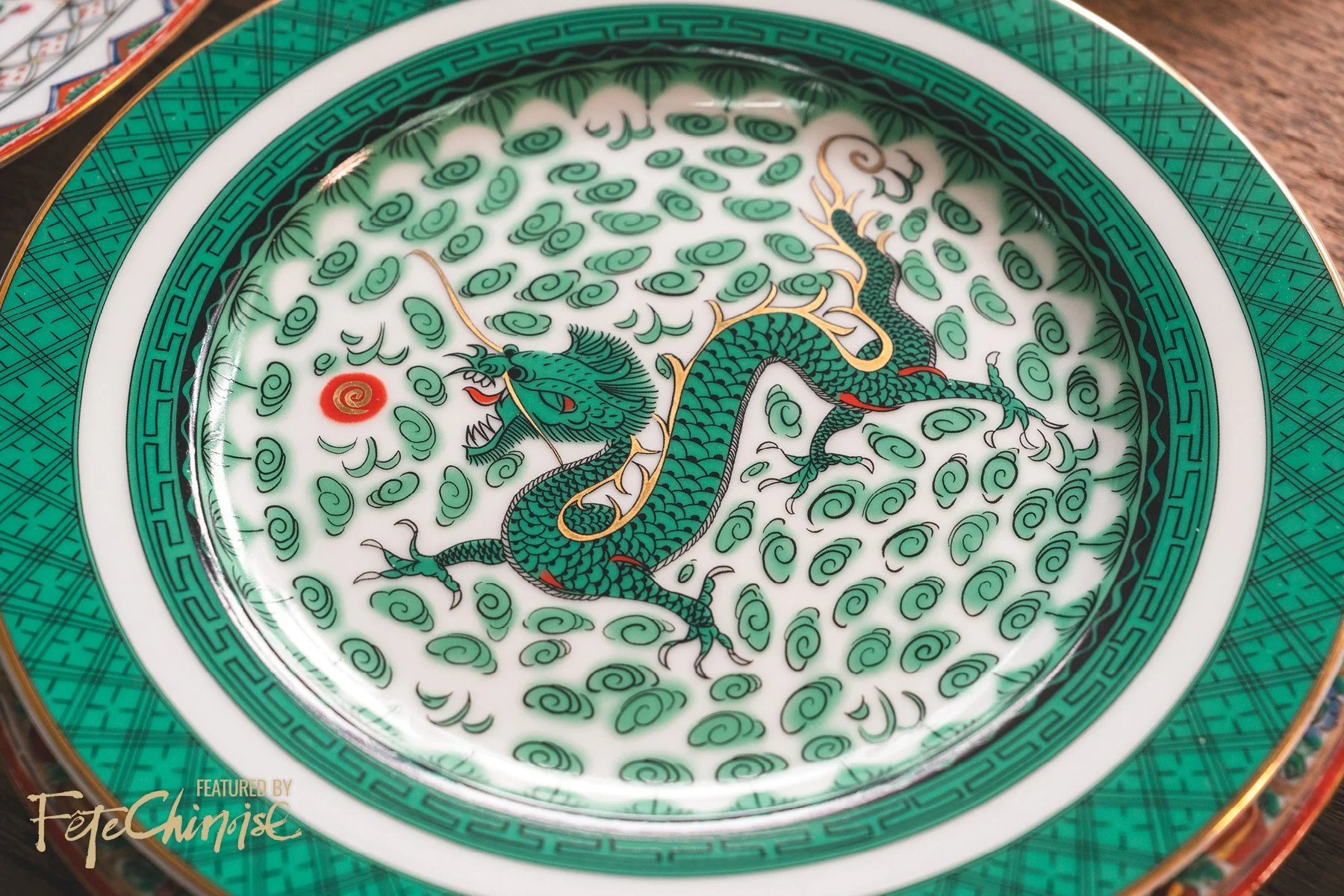Green Dragon Plate, transfer-painted by Decal in 2020s