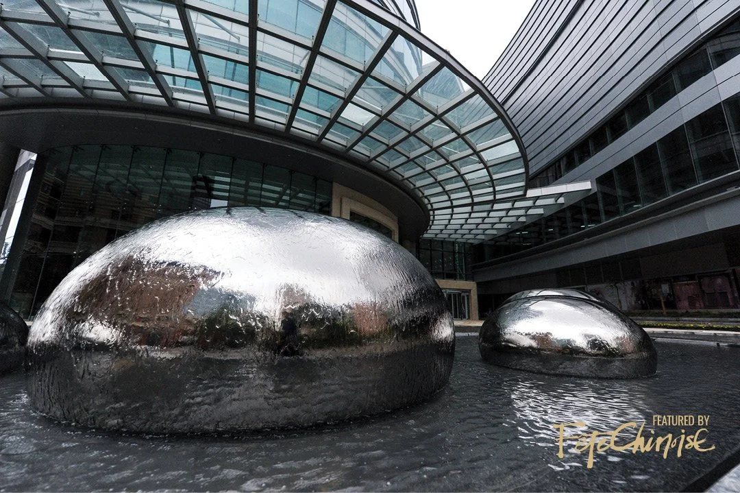 Shan Sui 山水. 1300 x 500 x 125(h) cm. Stainless steel 不銹鋼. 2012.