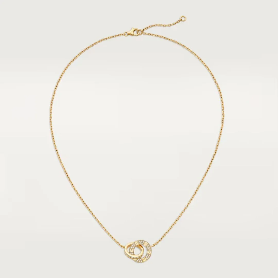 Cartier LOVE pendant, paved
