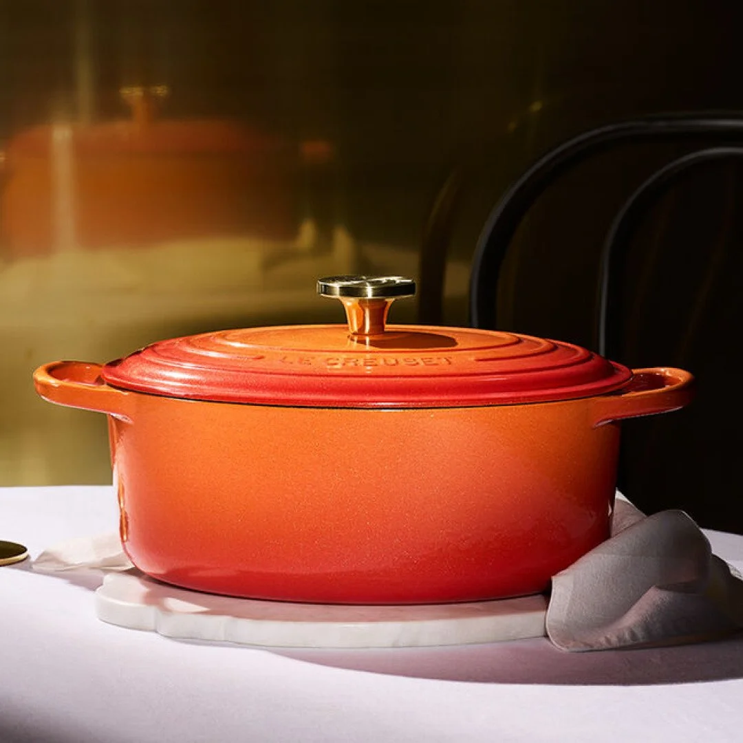 Le Creuset | Oval Dutch Oven, Flamme Dorée