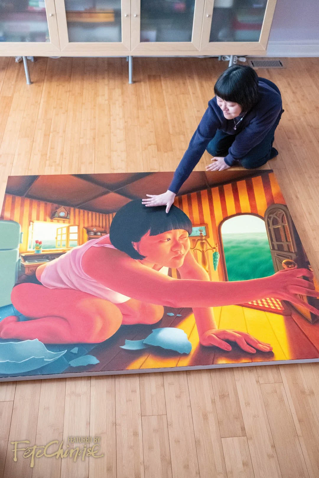 Hayley Chiu and her work Out of the Shell