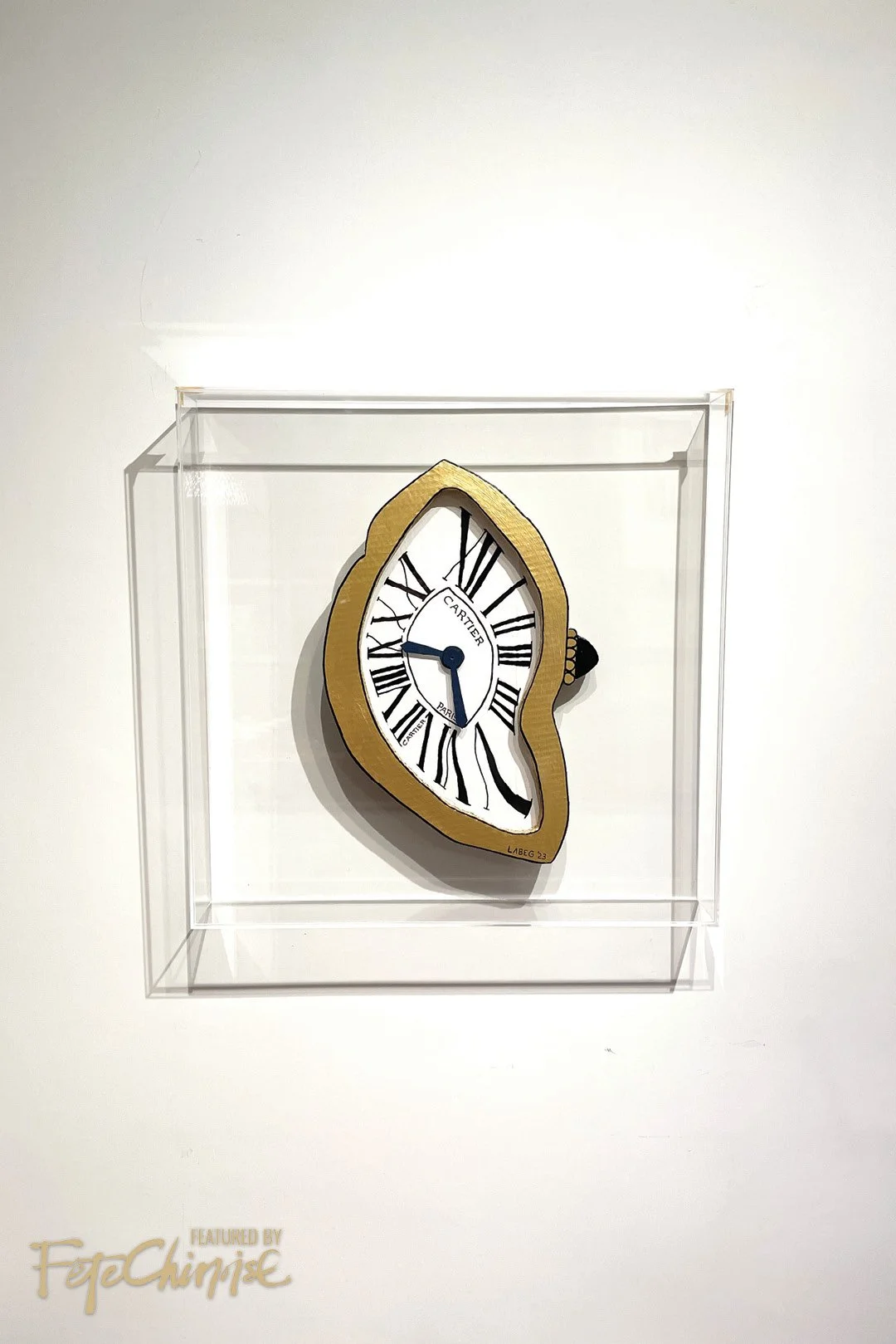 Cartier Crash ClockArt by LABEG. Photography: Gabe Lau.