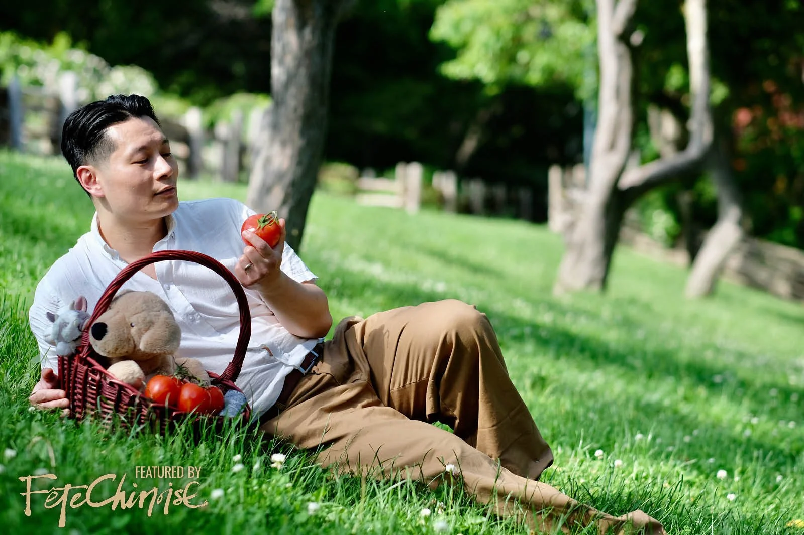 Jeff Yung as Orlando in As You Like It sequence, Pastoral