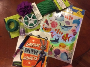 The dollar store had many treasures.