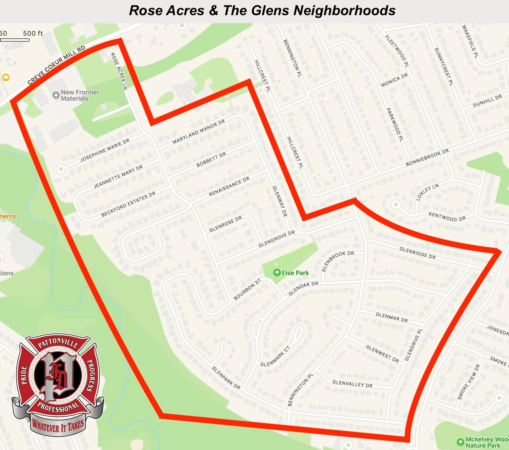 12/6/2025:  Beginning at 6:00 PM tonight, Pattonville&rsquo;s Paramedic-Firefighters will be bringing Santa Claus to the Rose Acres &amp; &ldquo;The Glens&rdquo; neighborhoods.  We can&rsquo;t wait to see you!