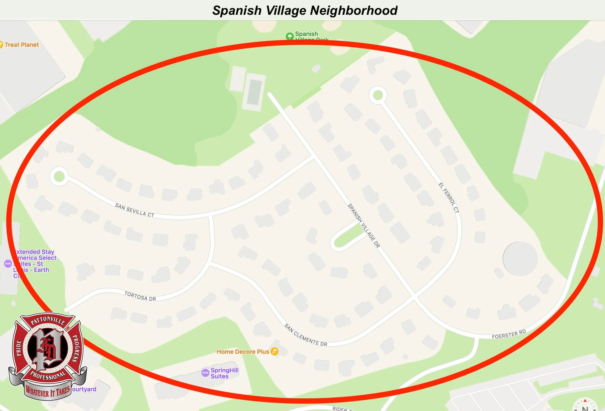 12/11/2025:  Beginning at 6:00 PM tonight, Pattonville&rsquo;s Paramedic-Firefighters will be bringing Santa Claus to the Spanish Village &amp; Monter neighborhoods.  We can&rsquo;t wait to see you!