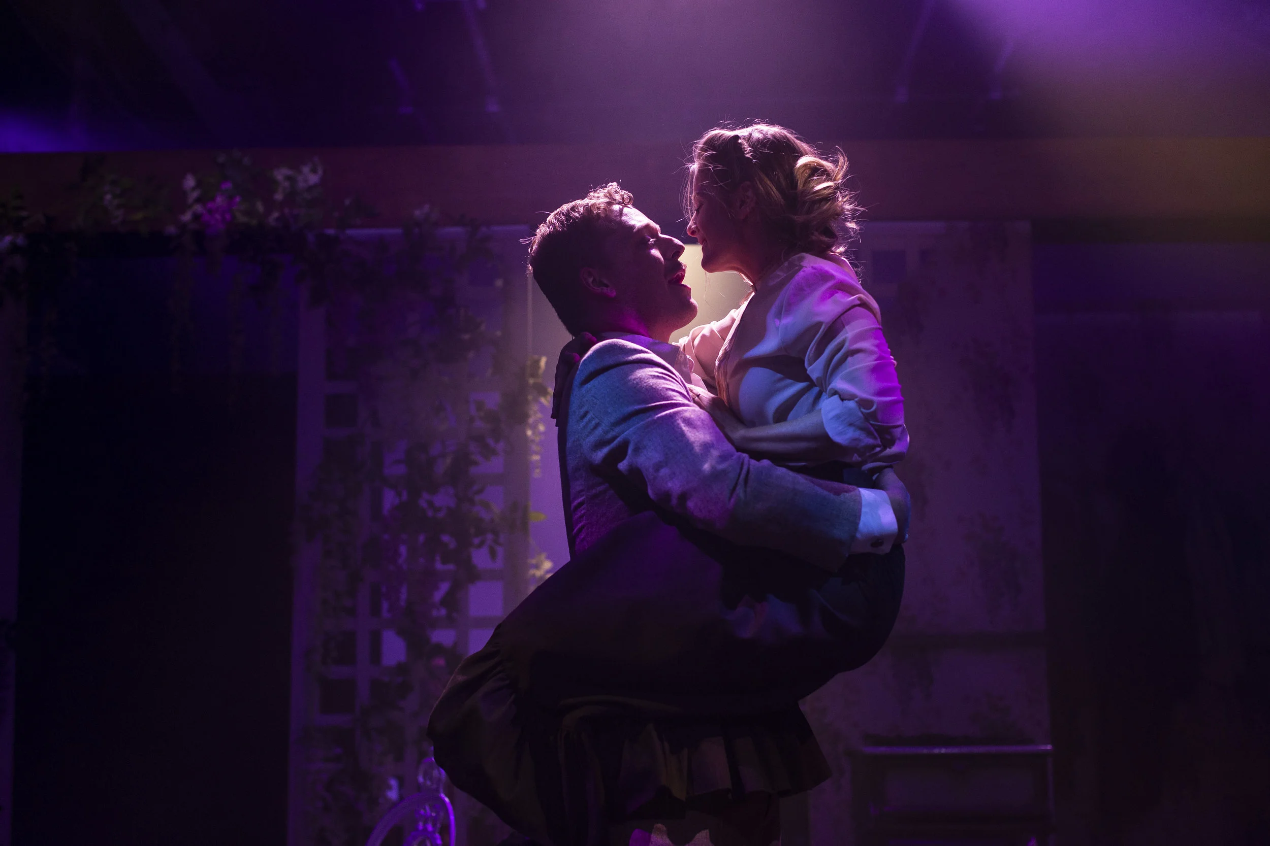 Chris Jenkins as Christopher Baldry and Naomi Slights as Margaret Grey