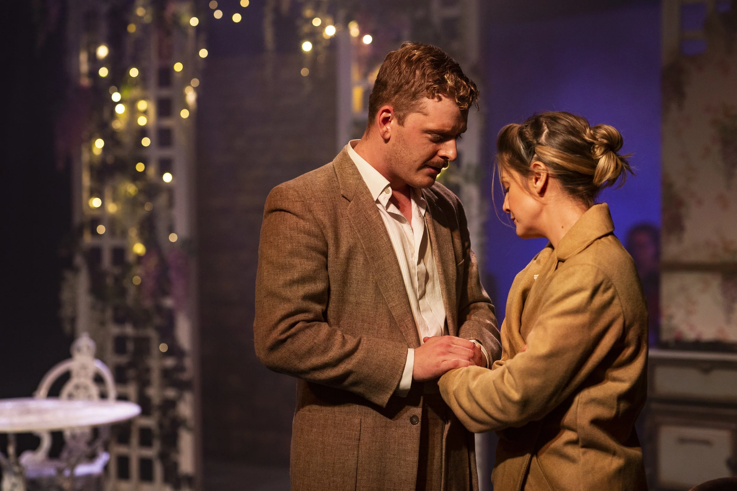 Chris Jenkins as Christopher Baldry and Naomi Slights as Margaret Grey