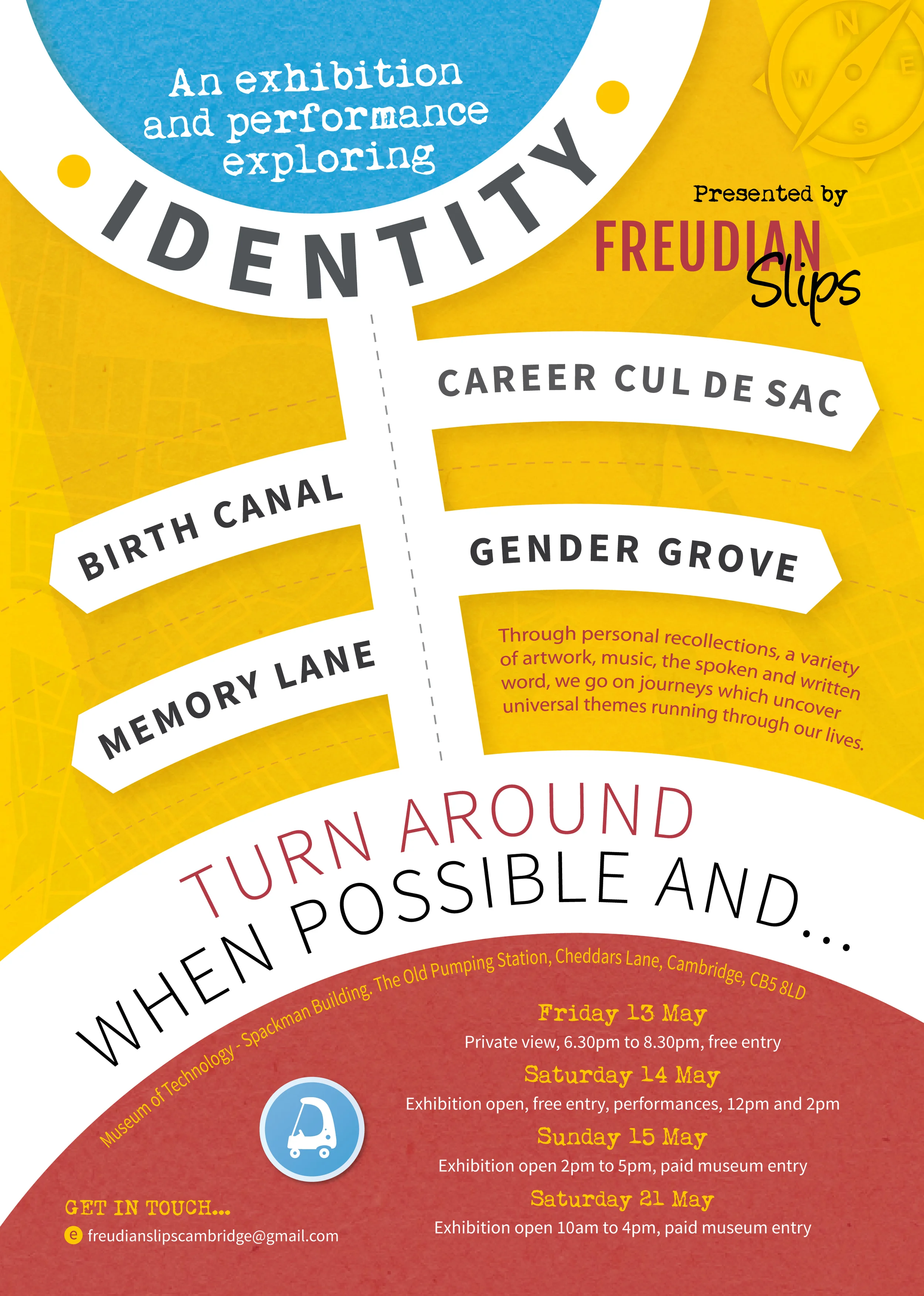 "Turn Around": Freudian Slips performances, 13-21 May 2016