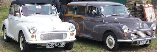 Morris Minors Car Display