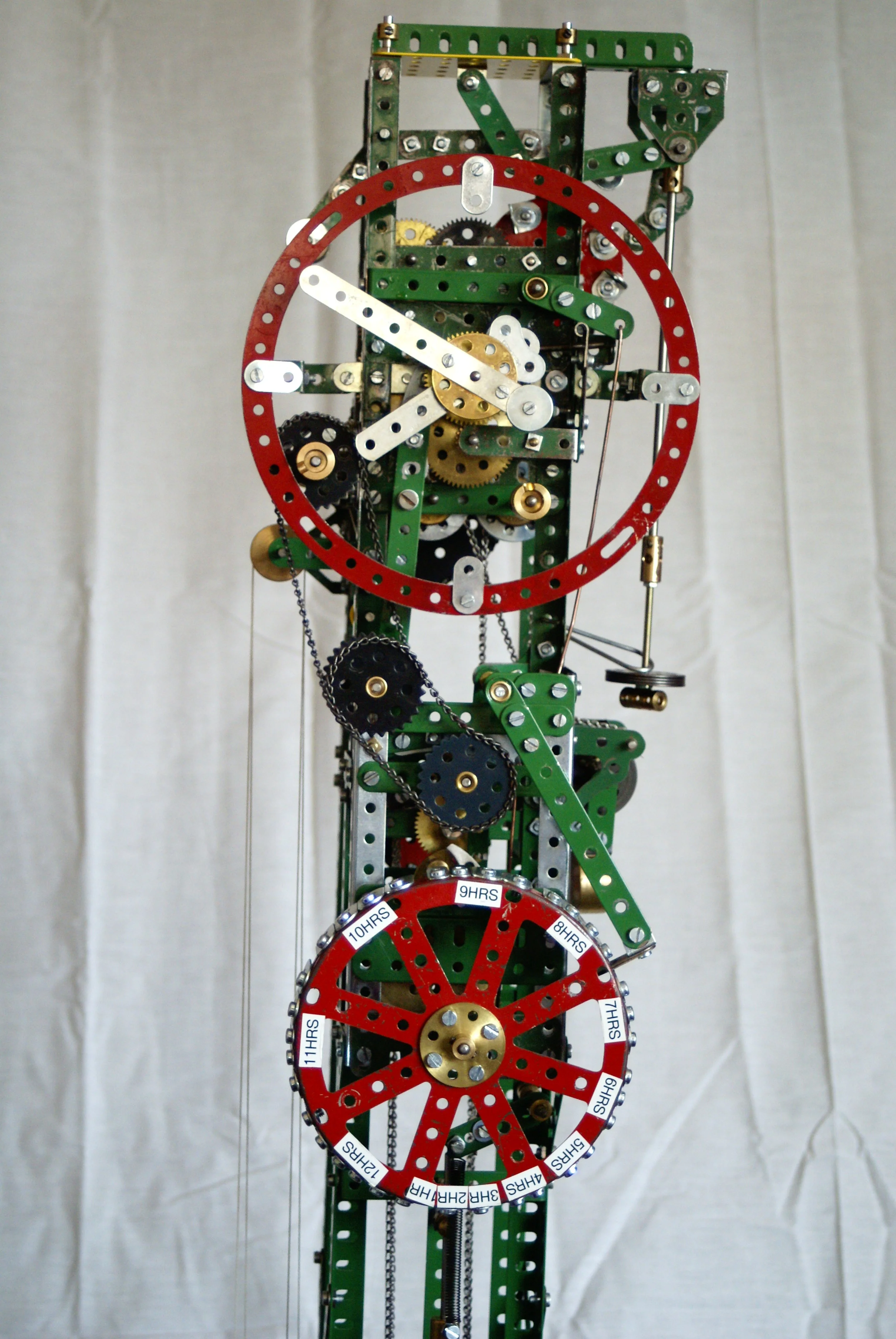 Peter and the Meccano Striking Clock