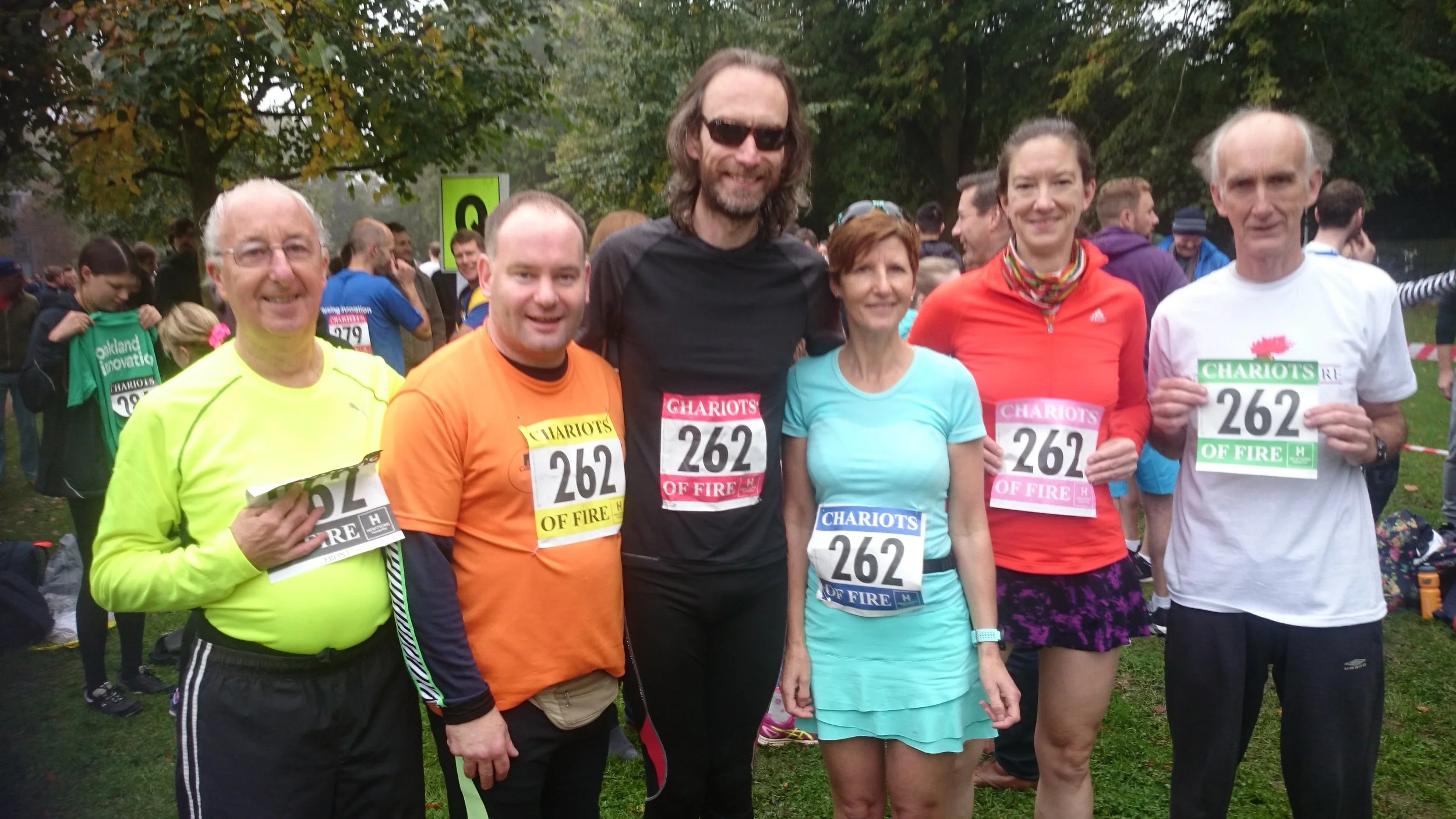 Chariots of Fire 2017 charity relay team