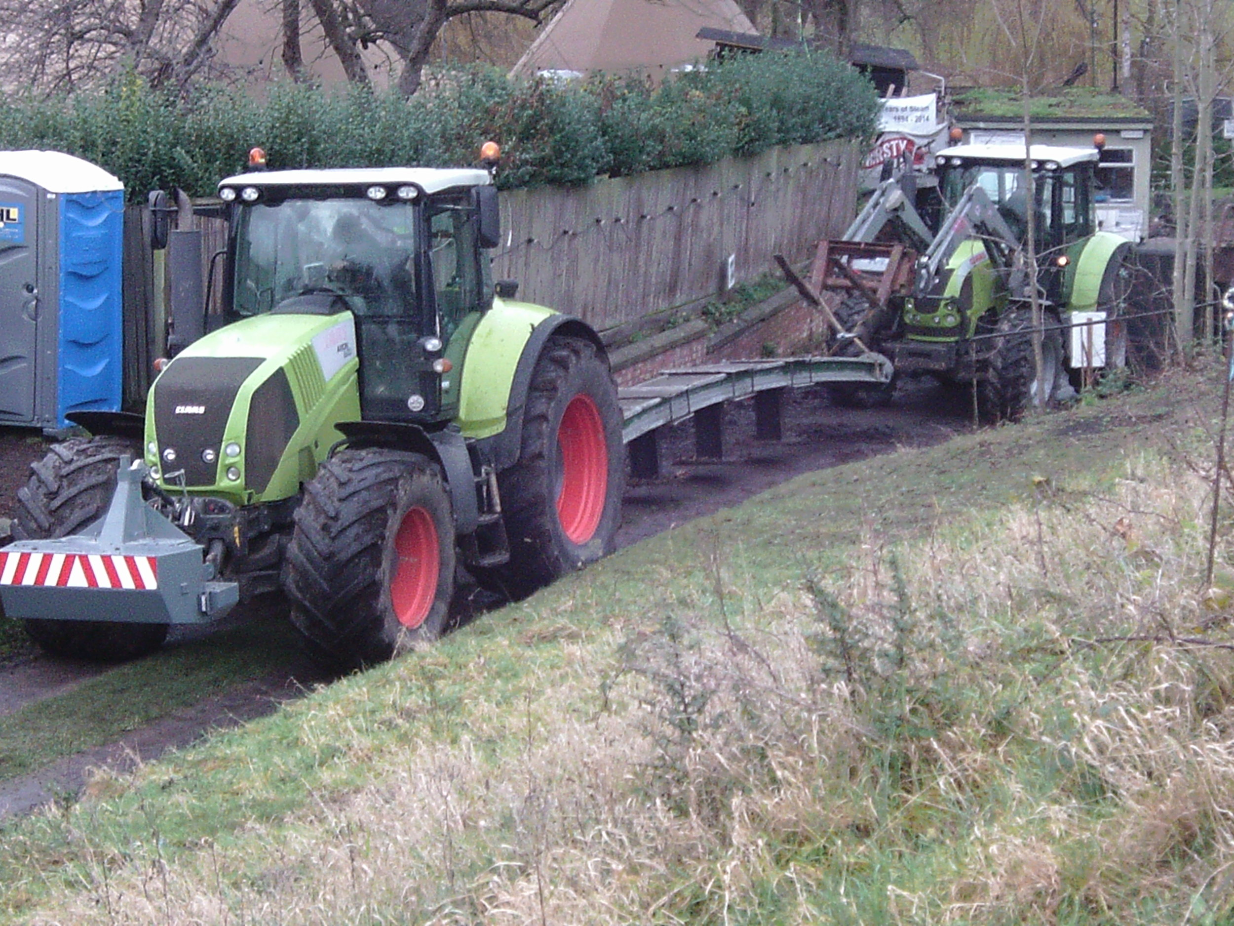 Preparation for construction continues...