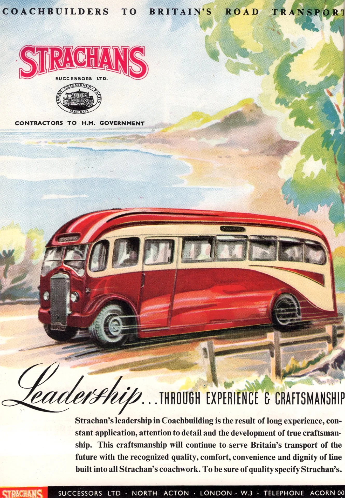 Photographs from library of Strachans (Coachbuilders) Ltd