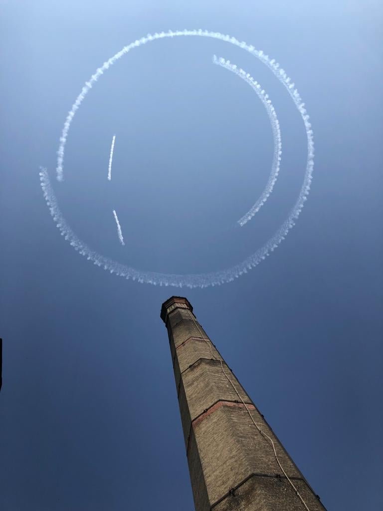 Smiley Chimney in Cambridge