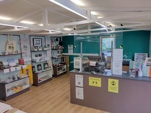 Restocked gift shop at Cambridge Museum of Technology
