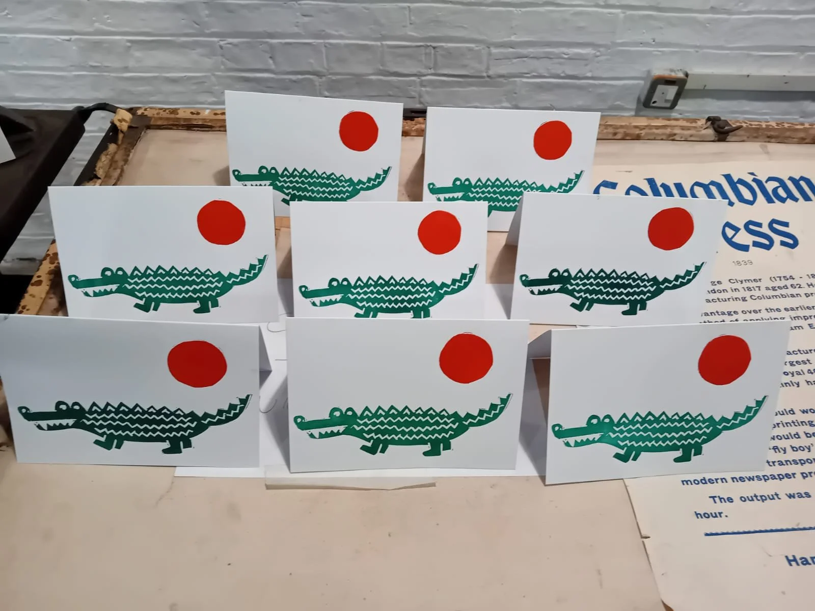 Crocodiles in the Print Shop!