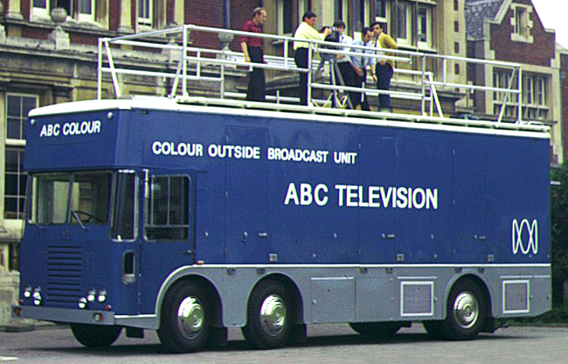  Pye invented the Outside Broadcast Vehicle in the late 1940s and went on to refine it over the next 30 years. Vans similar to that shown were designed and equipped for TV organisations world-wide 