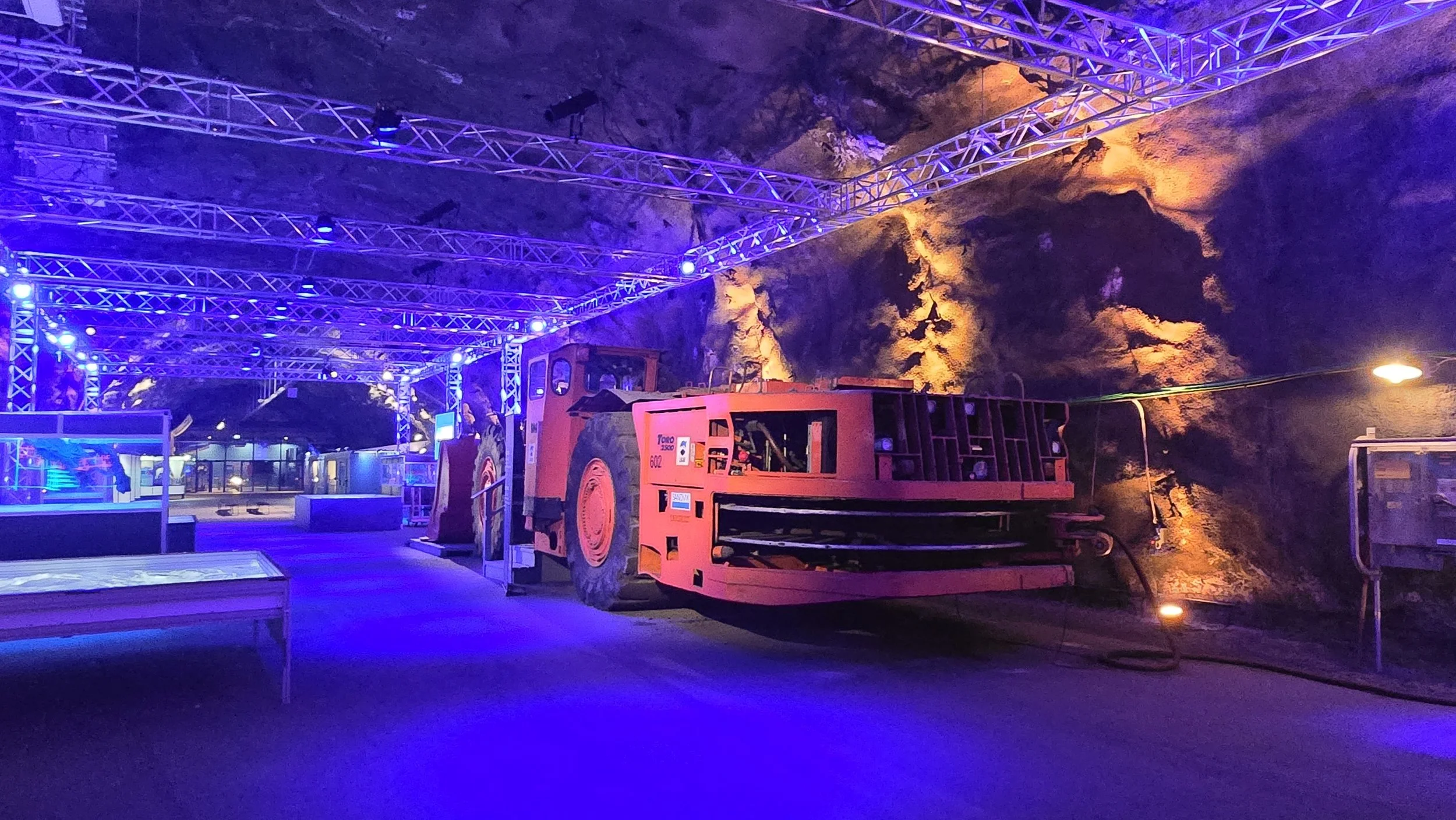 Digger, LKAB mine, Kiruna, SE