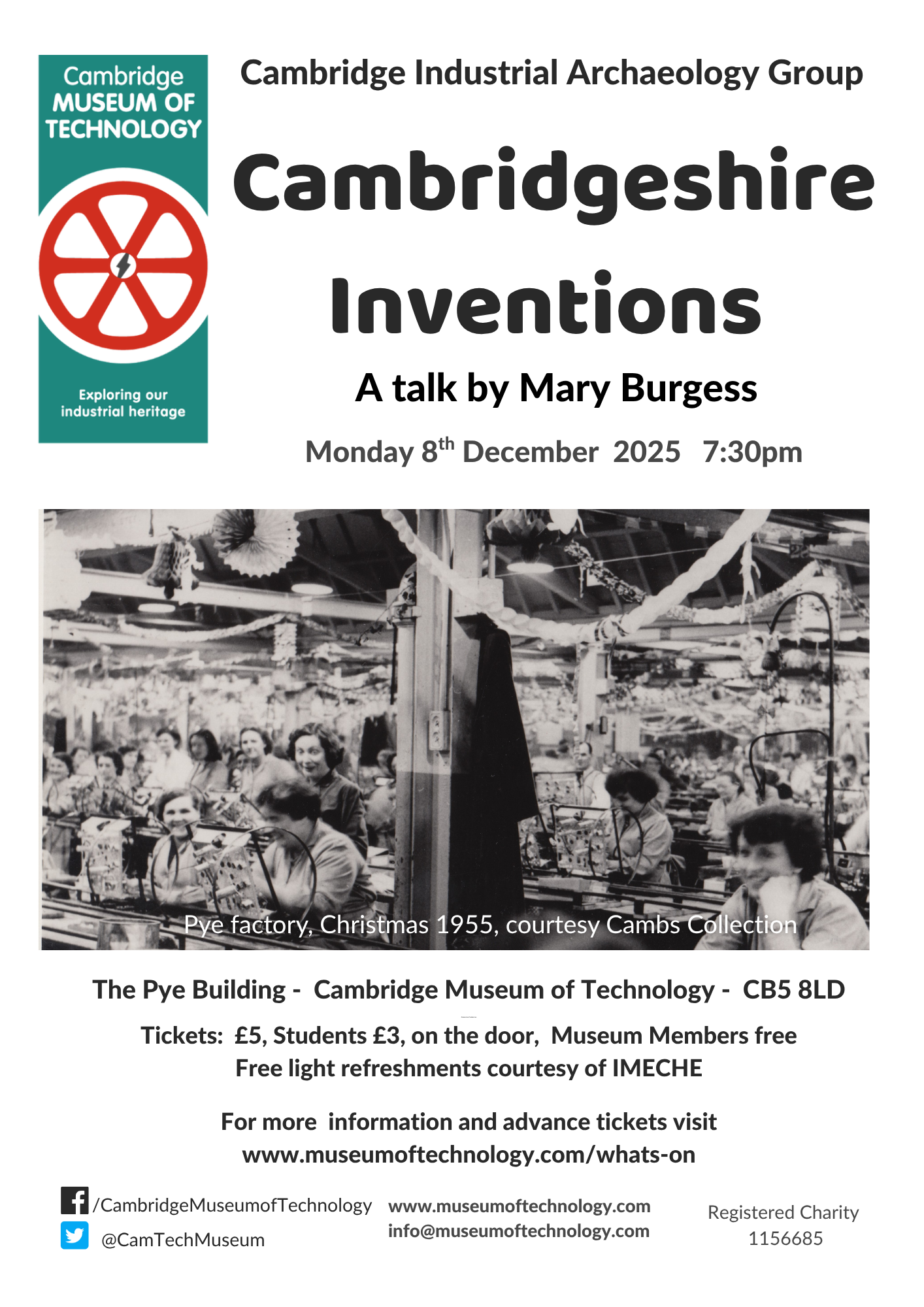 Cambridge Industrial Archaeology Group: Cambridgeshire Inventions