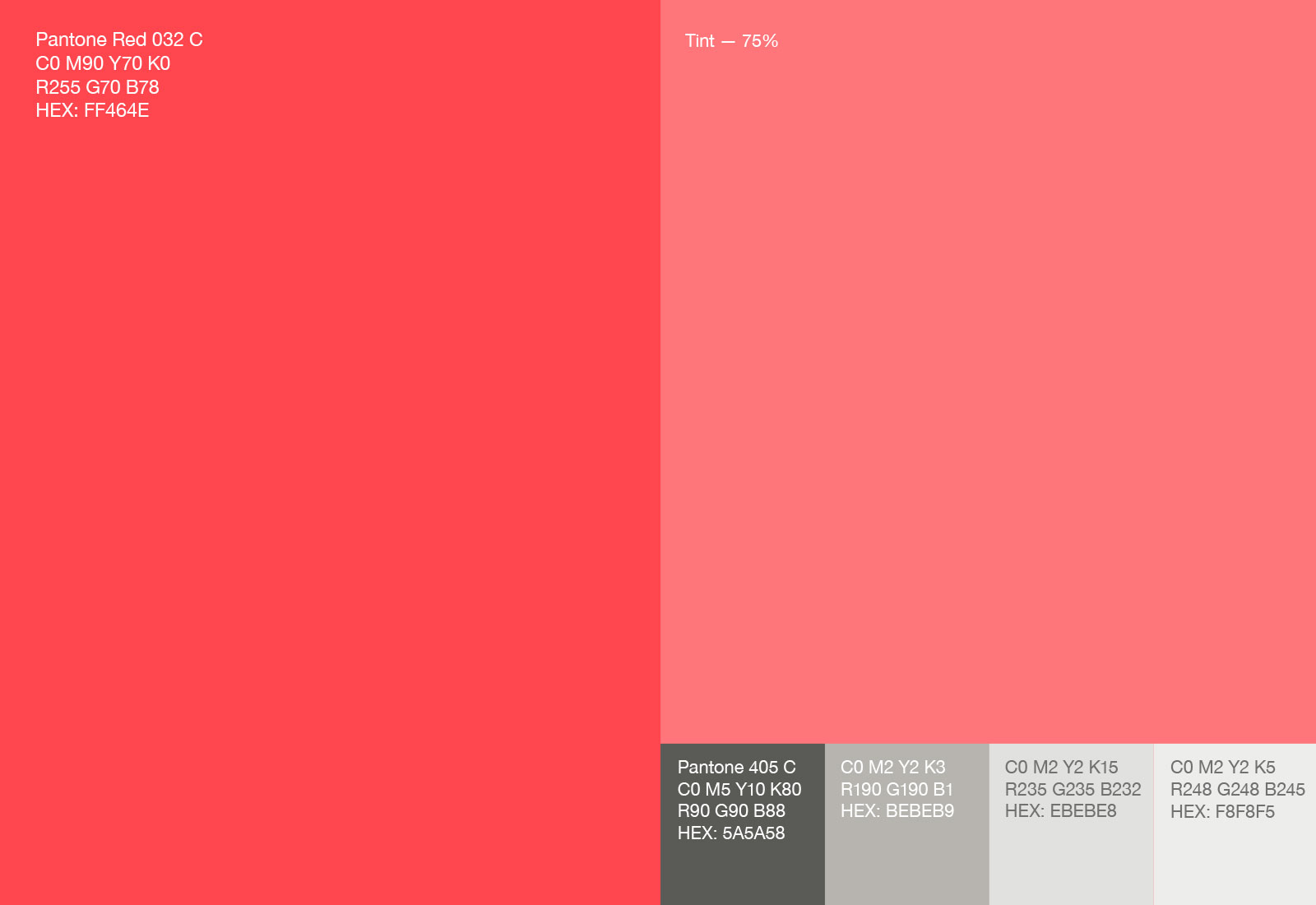 Our friendly new colour palette