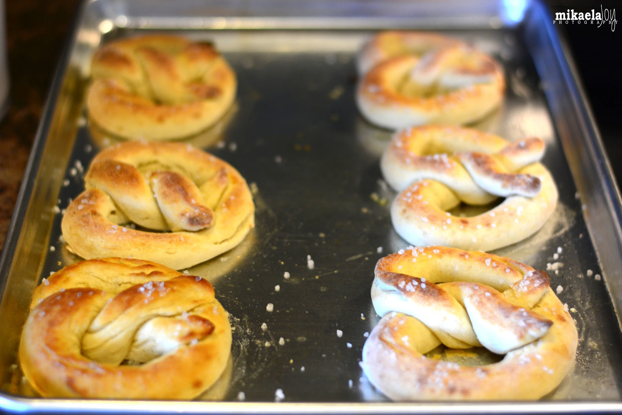 Superbowl Party Homemade Pretzels