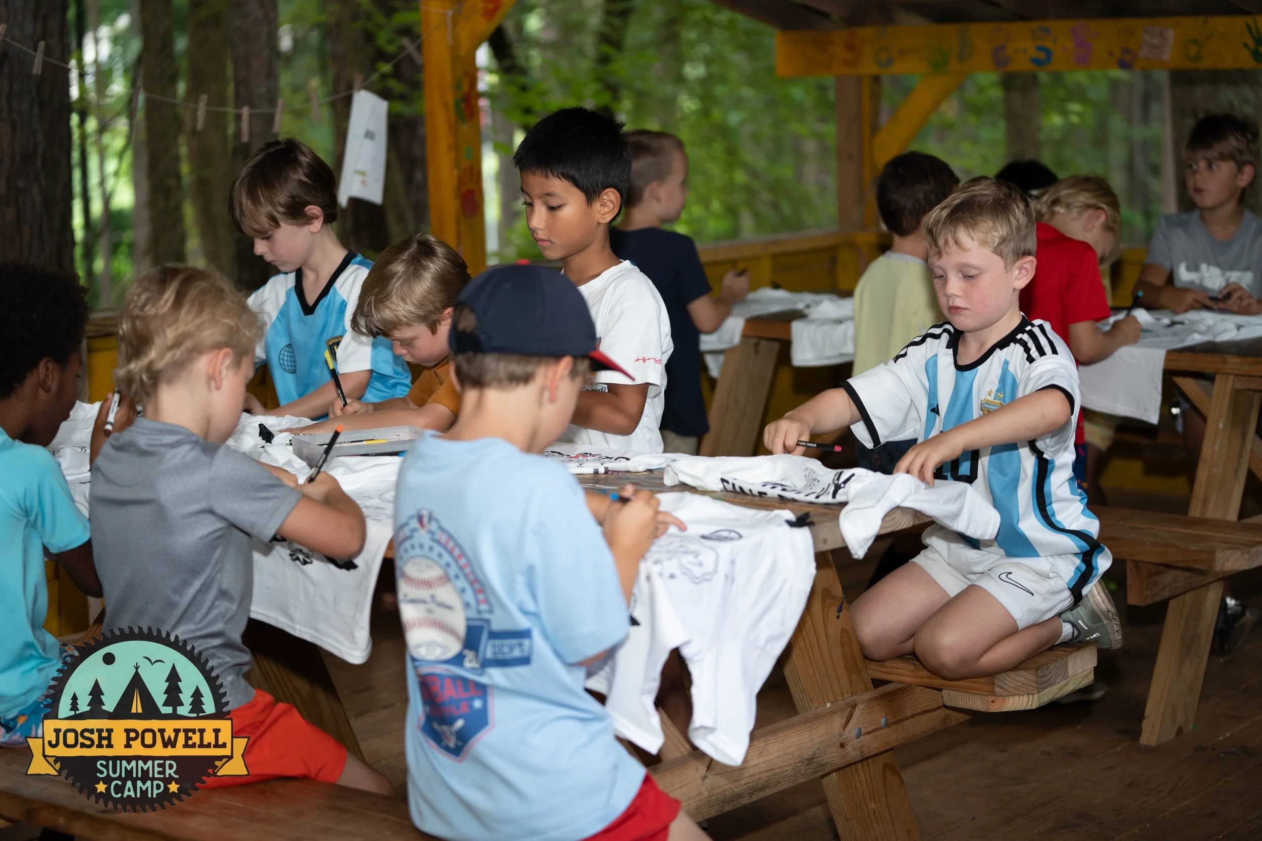 Kids at Josh Powel Camp
