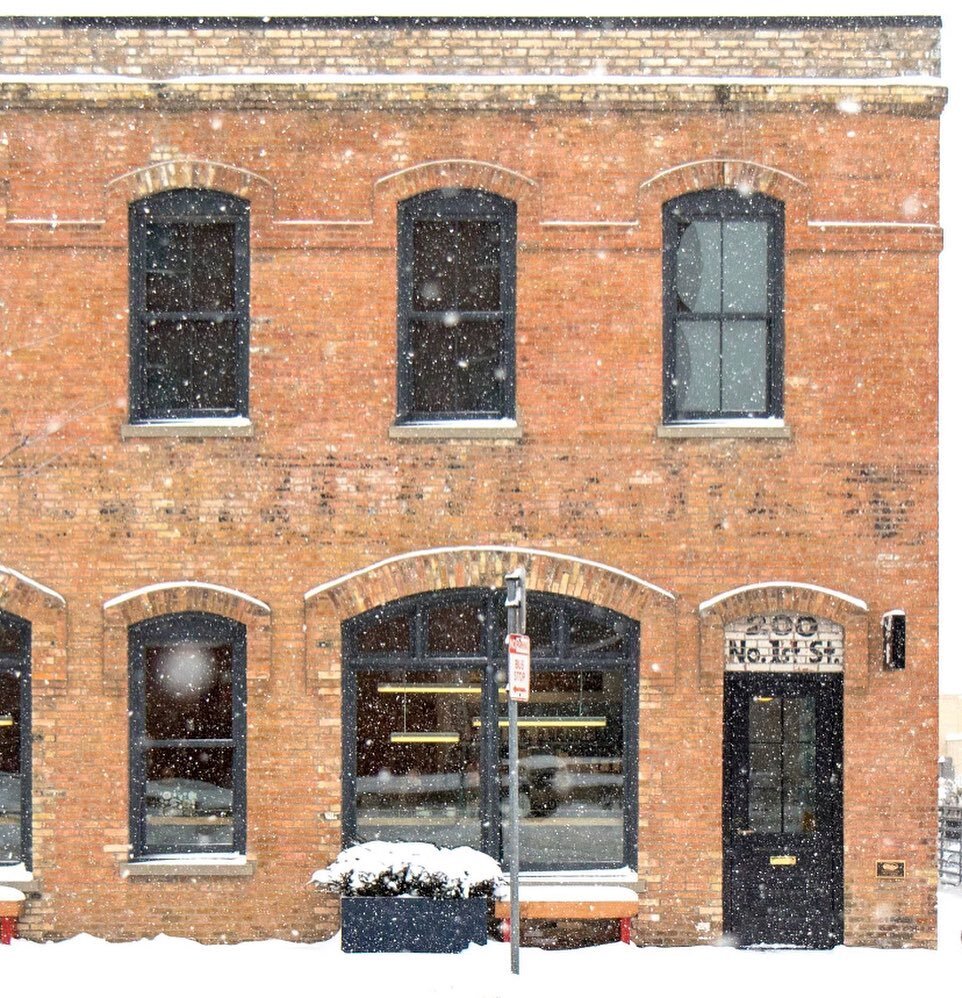 Originally built in 1881 for Iverson Carriage Manufacturing Co., 200 N 1st Street holds a special place in our heart. 💜❤️💙

The historic brick and timer building has been home to Northwestern Hide &amp; Fur, Sally Novelty Co, Coal Burning Distribut