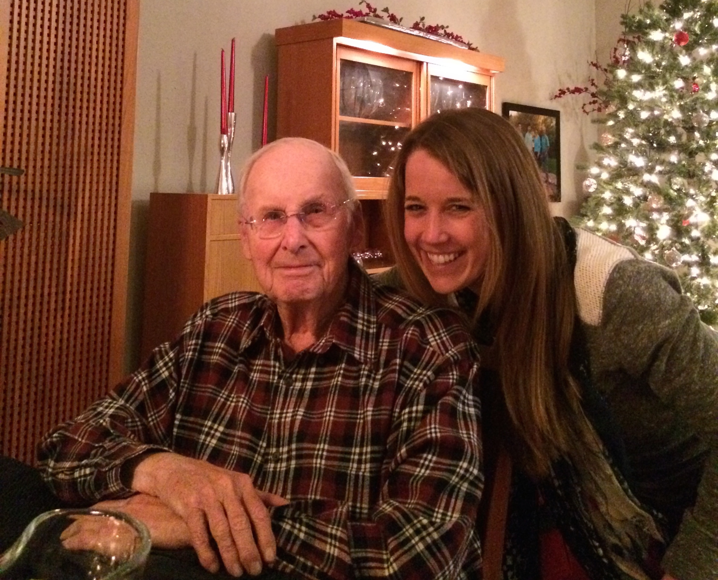 Christmas 2014 in Arizona, when I first asked my Grandpa to be featured in my blog. He's only gotten stronger since then! Oh and he reads the WSJ every day too, brains. 