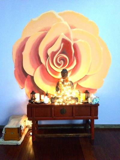 The Lavender Room at Yoga Room LIC - how ZEN!