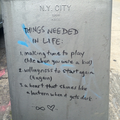 Written on the other side of the post. This is gorgeous! 
